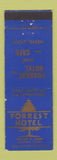 Matchbook Cover - Forrest Hotel Nephi UT