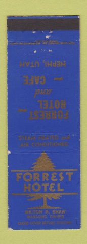 Matchbook Cover - Forrest Hotel Nephi UT