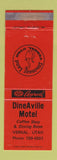 Matchbook Cover - Dinosaur Land Vernal UT DineAville Motel WORN