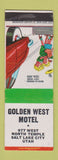 Matchbook Cover - Golden West Motel Salt Lake City UT