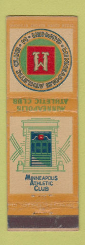 Matchbook Cover - Minneapolis Athletic Club MN