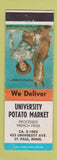 Matchbook Cover - University Potato Market St Paul MN French Fries