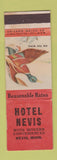 Matchbook Cover - Hotel Nevis MN