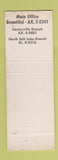 Matchbook Cover - Bountiful State Bank UT WORN