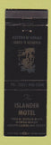 Matchbook Cover - Islander Motel Myrtle Beach SC