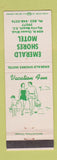 Matchbook Cover - Emerald Shores Motel Myrtle Beach SC