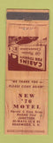 Matchbook Cover - New 76 Motel Deadwood SD WORN