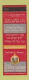 Matchbook Cover - Hotel Temple Square Salt Lake City UT