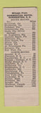 Matchbook Cover - Summerton Motel SC Pecan Pie