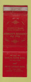 Matchbook Cover - Terrace Motor Hotel Pierre SD St Charles Hotel WORN