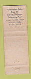 Matchbook Cover - Rush's Motel Sioux Falls SD