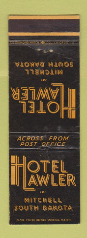 Matchbook Cover - Hotel Lawler Mitchell SD WEAR