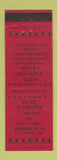 Matchbook Cover - Hotel Riverview Greenville PA
