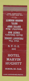 Matchbook Cover - Hotel Marvin Hughitt Huron SD