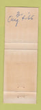 Matchbook Cover - Hanson Holiday Motel Spearfish SD WORN