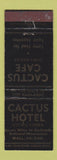 Matchbook Cover - Cactus Hotel Wall SD