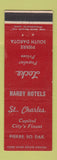 Matchbook Cover - St Charles Hotel Pierre SD Hardy HOTels
