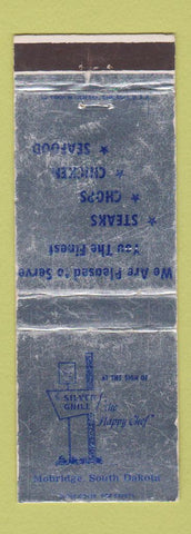 Matchbook Cover - Silver Grill Happy Chef Mobridge SD WORN