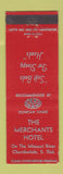 Matchbook Cover - Merchants Hotel Chamberlain SD