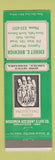 Matchbook Cover - Emmet Brewick Insurance Sioux Falls SD