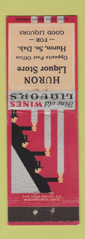Matchbook Cover - Huron Liquor Store Huron SD deco