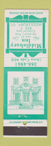 Matchbook Cover - Middlebury Inn VT