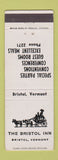 Matchbook Cover - Bristol Inn VT low phone #