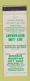 Matchbook Cover - Hogback Mountain Gift Shop Sky Line Restaurant Marlboro VT