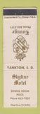 Matchbook Cover - Skyline Motel Yankton SD WEAR