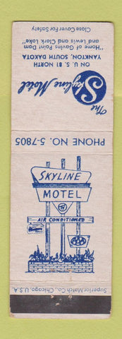 Matchbook Cover - Skyline Motel Yankton SD