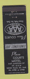 Matchbook Cover - Plaza Courts Motel Sioux Falls SD