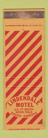 Matchbook Cover - Lindendale Motel Sioux Falls SD WEAR