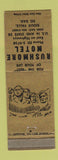 Matchbook Cover - Rushmore Motel Sioux Falls SD Mount Rushmore WEAR