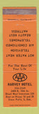 Matchbook Cover - Harvey Motel Sioux Falls SD