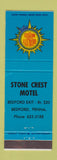 Matchbook Cover - Stone Crest Motel Bedford PA Quality Motels