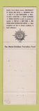 Matchbook Cover - Quality Courts Larson's Motel Gettysburg PA