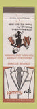 Matchbook Cover - Tommy Suit Clothes Pittsburgh PA
