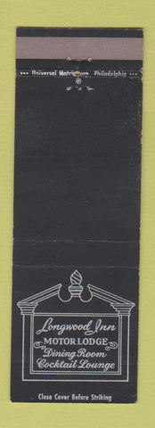 Matchbook Cover - Longwood Inn Motor Lodge Kennett Square PA