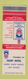 Matchbook Cover - Zoart Motel Murdo SD