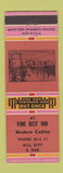 Matchbook Cover - Pine Rest Inn Hill City SD