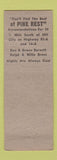 Matchbook Cover - Pine Rest Inn Hill City SD