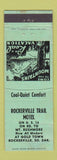 Matchbook Cover - Rockerville Trail Motel SD WORN