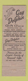 Matchbook Cover - Gay Dolphin Gift Cove Myrtle Beach SC