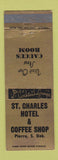 Matchbook Cover - St Charles Hotel Coffee Shop Pierre SD Caucus Room