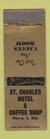 Matchbook Cover - St Charles Hotel Coffee Shop Pierre SD Caucus Room