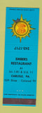 Matchbook Cover - Embers Restaurant Carlisle PA Quality Motel