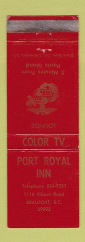 Matchbook Cover - Port Royal Inn Beaufort SC WEAR