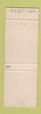Matchbook Cover - St Johnsbury House VT WORN