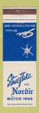 Matchbook Cover - Stoe Flake and Nordic Motor Inns Stowe VT
