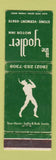 Matchbook Cover - The Yodler Motor Inn Stowe VT WEAR
